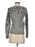 Halogen 100% Cashmere Animal Print Gray Cashmere Pullover Sweater Size XS - photo 2