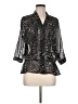 Gap Outlet 100% Polyester Black 3/4 Sleeve Blouse Size M - photo 1