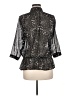 Gap Outlet 100% Polyester Black 3/4 Sleeve Blouse Size M - photo 2