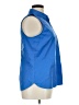 Talbots Blue Sleeveless Button-Down Shirt Size 16 Petite - photo 4