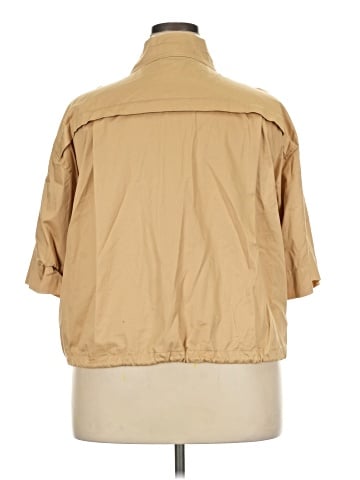 Lauren by Ralph Lauren 3/4 Sleeve Button-Down Shirt (view 2)