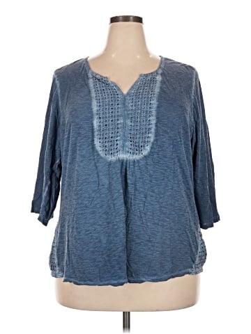 Style&Co 3/4 Sleeve Blouse (view 1)