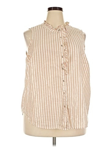 Talbots Sleeveless Button-Down Shirt (view 1)