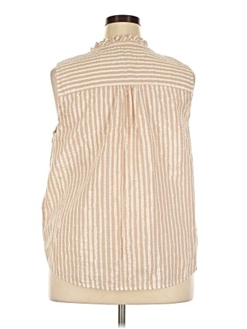 Talbots Sleeveless Button-Down Shirt (view 2)