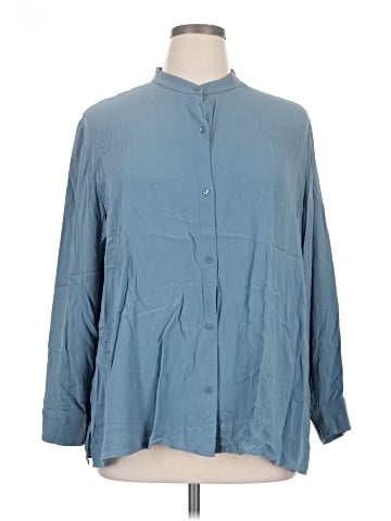 Eileen Fisher 3/4 Sleeve Silk Top (view 1)
