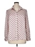 The Limited 100% Polyester Print Pink Long Sleeve Blouse Size XL - photo 1