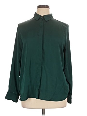 J.Crew Factory Store Long Sleeve Blouse (view 1)