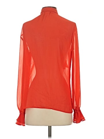 Eva Mendes by New York & Company Long Sleeve Blouse (view 2)