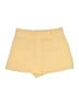 Alice + Olivia 100% Polyester Solid Yellow Shorts Size 6 - photo 1
