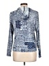 Lands' End Print Blue Jacket Size M - photo 2