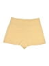 Alice + Olivia 100% Polyester Solid Yellow Shorts Size 6 - photo 2