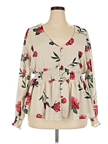 Torrid Long Sleeve Blouse (view 1)