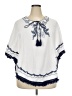 Forgotten Grace White Poncho Size XXL - photo 1