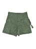 Zara Solid Green Cargo Shorts Size XS - photo 1