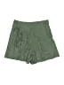 Zara Solid Green Cargo Shorts Size XS - photo 2