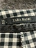 Zara Basic Houndstooth Black Casual Pants Size L - photo 7