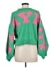 Missguided 100% Acrylic Green Pullover Sweater Size 6 - photo 2