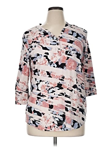 Relativity 3/4 Sleeve Blouse (view 1)