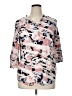 Relativity Pink 3/4 Sleeve Blouse Size 1X - photo 1