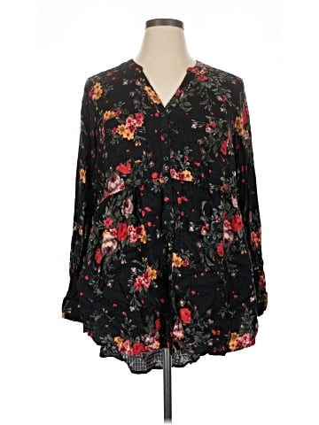 Torrid 3/4 Sleeve Blouse (view 1)