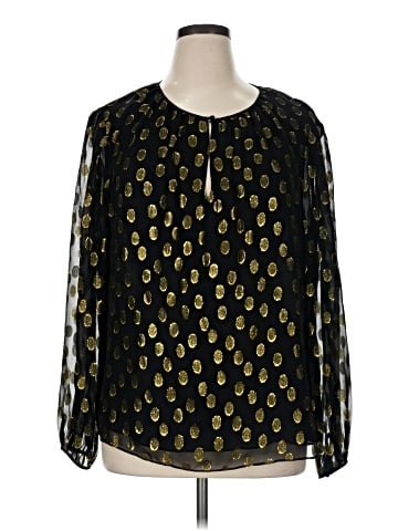 Boden Long Sleeve Silk Top (view 1)