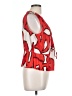 Nine West 100% Polyester Red Sleeveless Blouse Size L - photo 4