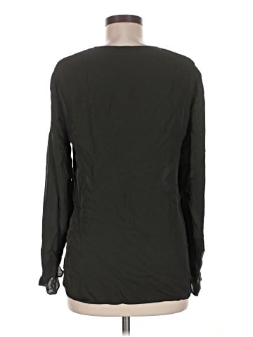 Jigsaw Long Sleeve Silk Top (view 2)