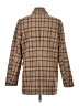 Le Lis 100% Polyester Plaid Brown Coat Size S - photo 2
