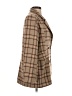 Le Lis 100% Polyester Plaid Brown Coat Size S - photo 4