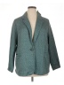 Lands' End 100% Polyester Tweed Teal Blazer Size 1X - photo 1