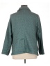 Lands' End 100% Polyester Tweed Teal Blazer Size 1X - photo 2