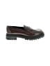 Reformation Burgundy Flats Size 7 1/2 - photo 1