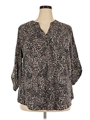 Torrid 3/4 Sleeve Blouse (view 1)