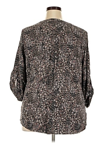 Torrid 3/4 Sleeve Blouse (view 2)