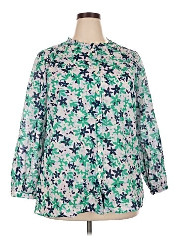 Talbots 3/4 Sleeve Blouse (view 1)