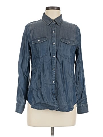 White House Black Market Long Sleeve Button-Down Shirt (view 1)