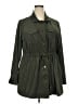 Torrid Green Trenchcoat Size 2X Plus (2) - photo 1