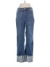 Judy Blue Chevron-herringbone Blue Jeans Size 7 - photo 1