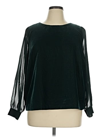 J.Crew Factory Store Long Sleeve Blouse (view 1)