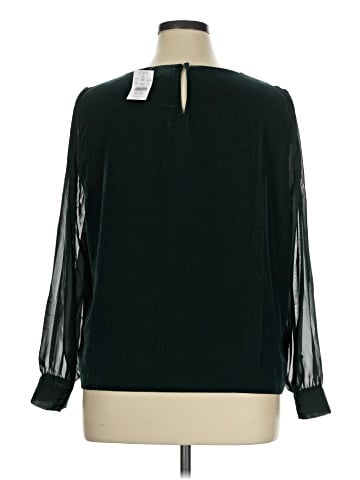 J.Crew Factory Store Long Sleeve Blouse (view 2)