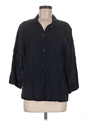 Eileen Fisher 3/4 Sleeve Button-Down Shirt (view 1)