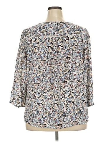 Collective Concepts 3/4 Sleeve Blouse (view 2)