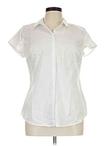 Worthington Short Sleeve Blouse (view 1)