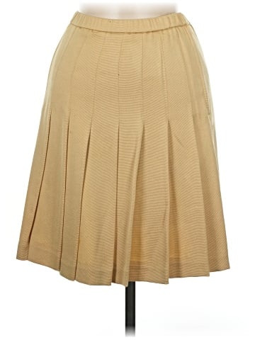 Linda Allard Ellen Tracy Silk Skirt (view 1)