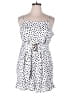 Ann Taylor LOFT Polka Dots White Romper Size 14 - photo 1