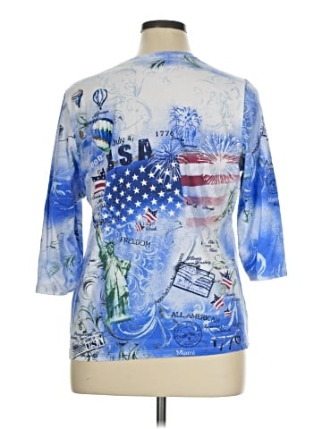 Alia 3/4 Sleeve Top (view 2)