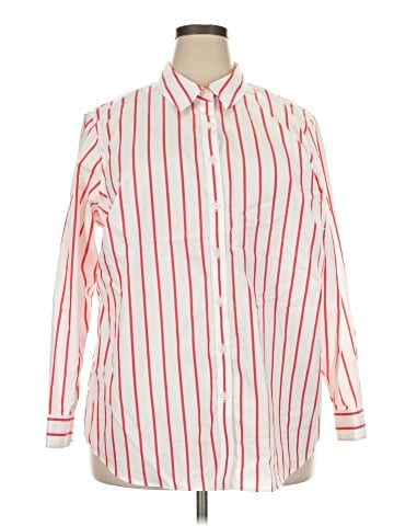 Lands' End Long Sleeve Button-Down Shirt (view 1)