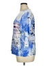Alia Blue 3/4 Sleeve Top Size XL - photo 5