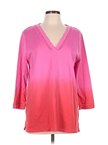 Lands' End 3/4 Sleeve Top (view 1)