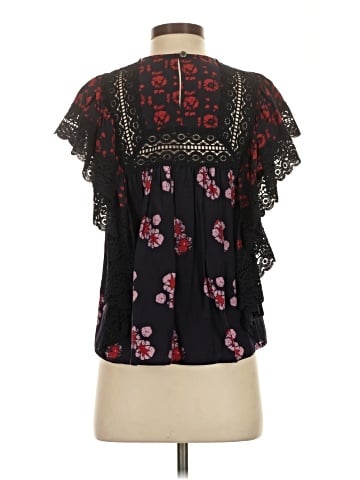 Sea New York Short Sleeve Silk Top (view 2)